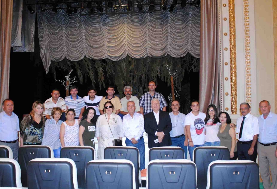 Sumqayıt Dövlət Dram Teatrında görüş