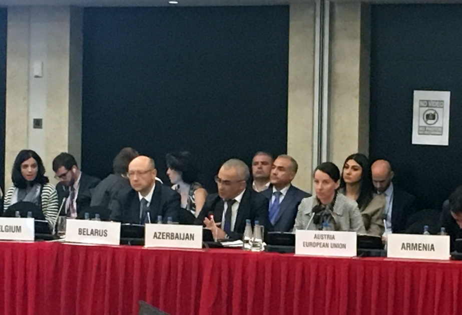На совещании по рассмотрению выполнения обязательств в области человеческого измерения ОБСЕ было рассказано о «Бакинском процессе»