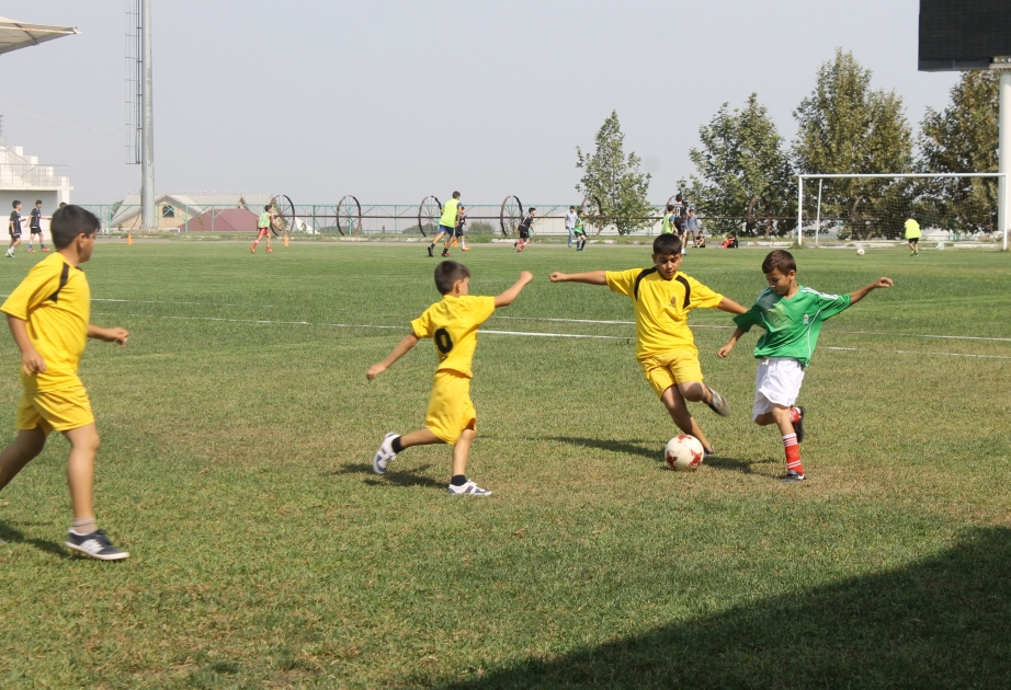 Şəmkirdə futbol üzrə rayon birinciliyi keçirilib