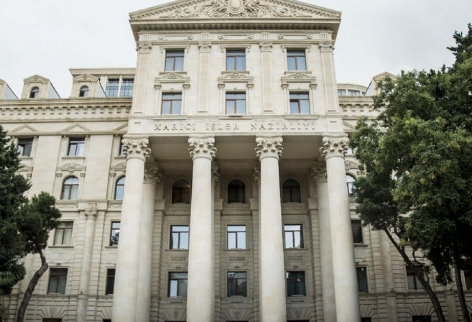 Министерство иностранных дел распространило заявление в связи со 100-летием освобождения Баку от армяно-дашнакских и большевистских сил