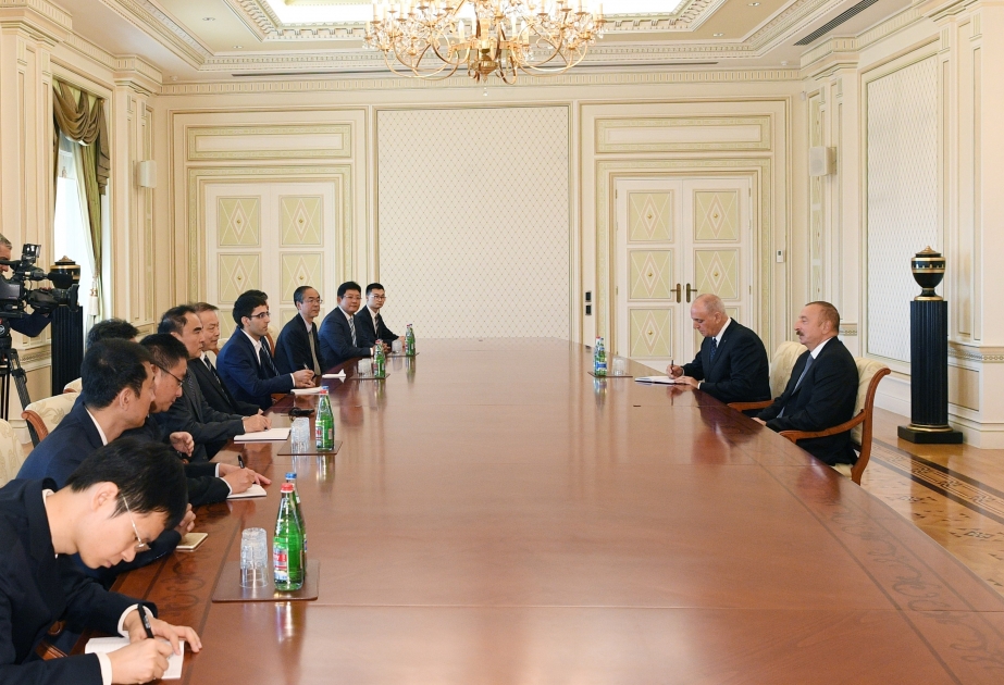 President Ilham Aliyev received delegation led by editor-in-chief of Chinese Xinhua news agency VIDEO