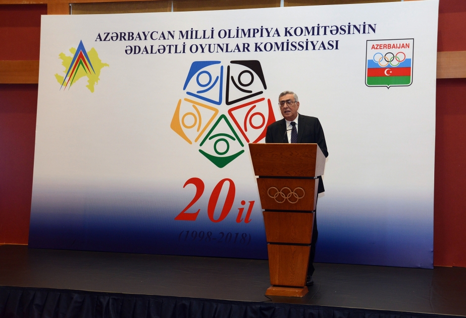Milli Olimpiya Komitəsinin Ədalətli Oyunlar Komissiyasının 20 illik yubileyi qeyd olunub