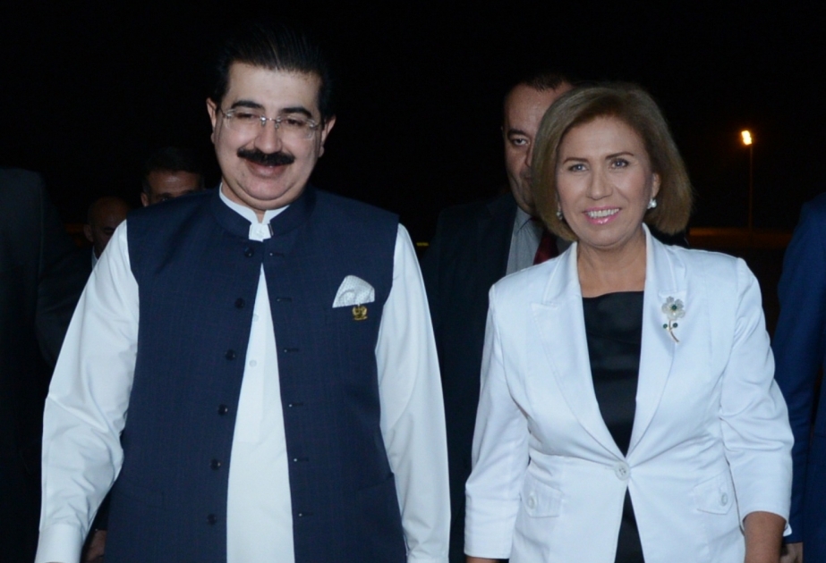 Chairman of Pakistan`s Senate arrives in Azerbaijan