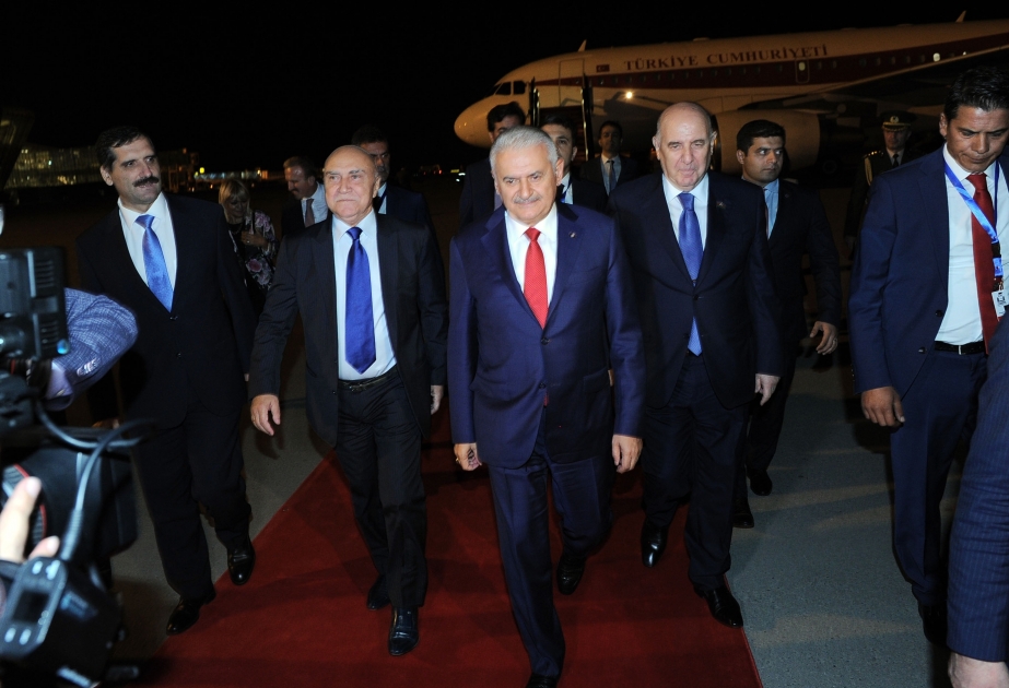 Speaker of Grand National Assembly of Turkey arrives in Azerbaijan