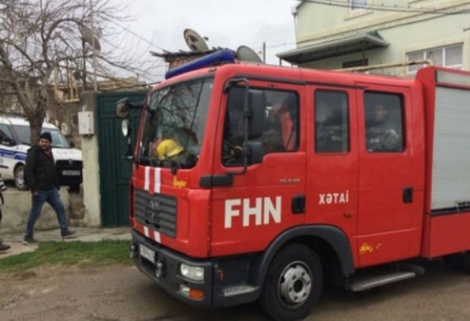 FHN: Xətai rayonunda baş verən yanğının söndürülməsi işləri davam etdirilir