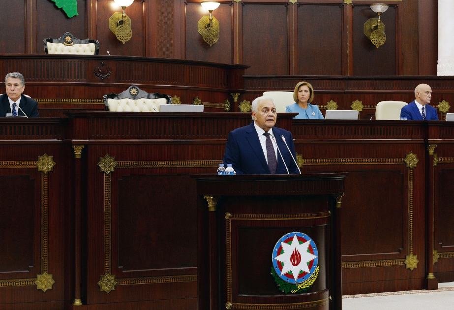 Milli Majlis hosts solemn meeting marking centenary of Azerbaijani parliament