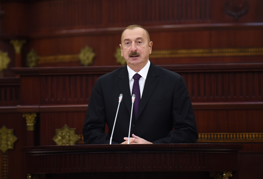 Prezident İlham Əliyev: Azərbaycanın dünyada təhlükəsizliyə töhfəsi getdikcə artır