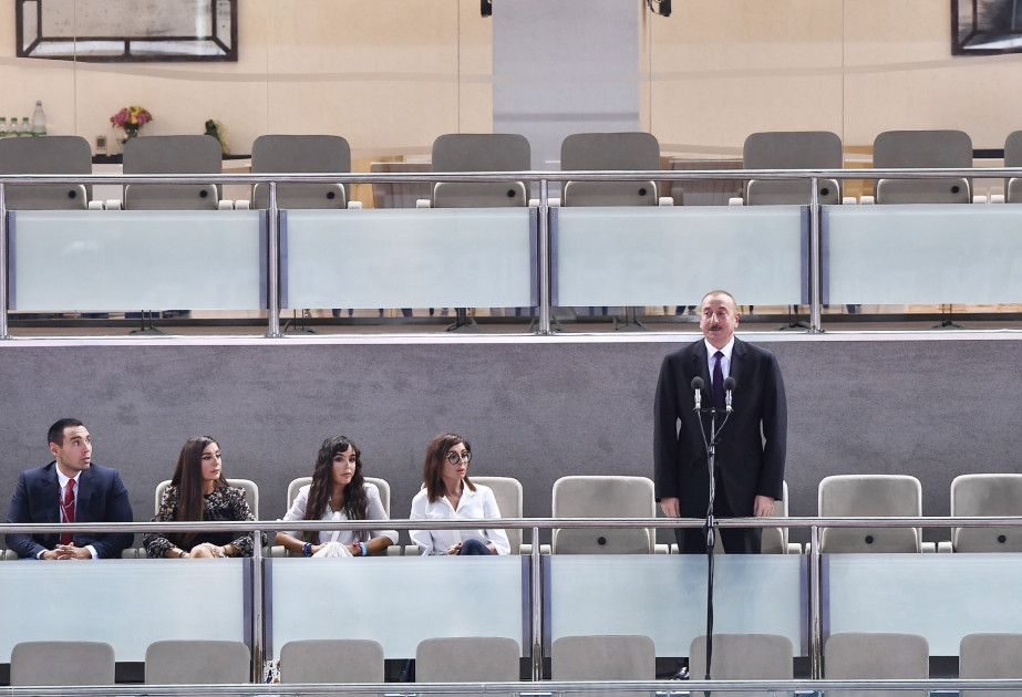 Cérémonie d’ouverture officielle des Championnats du monde de judo à Bakou Le président azerbaïdjanais participe à la cérémonie VIDEO