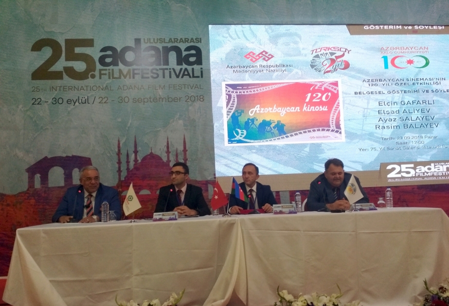 Adana festivalında Azərbaycan kinosunun 120 illik yubiley mərasimi böyük maraqla qarşılanıb