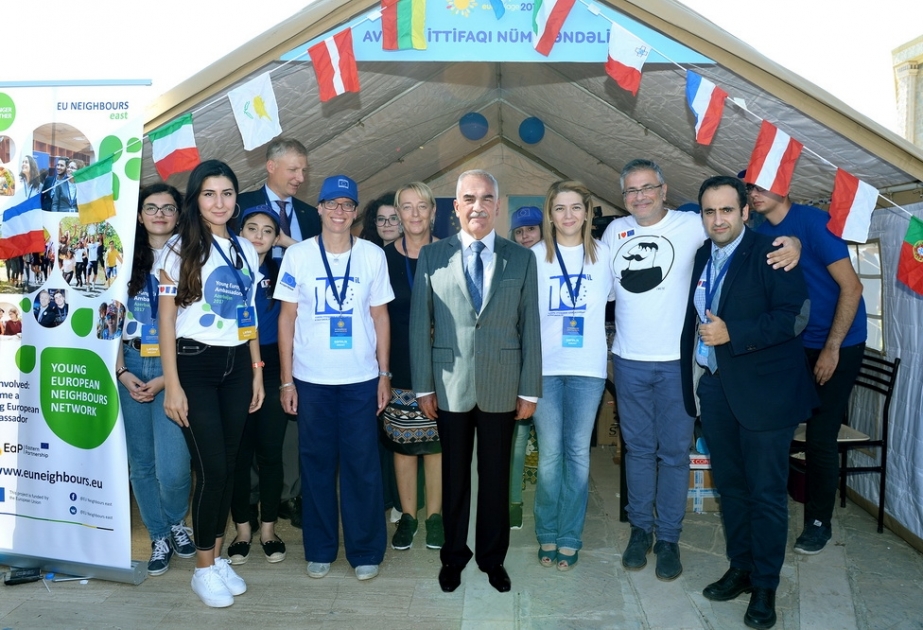 Naxçıvanda “Avropa şəhərciyi”nin açılışı olub