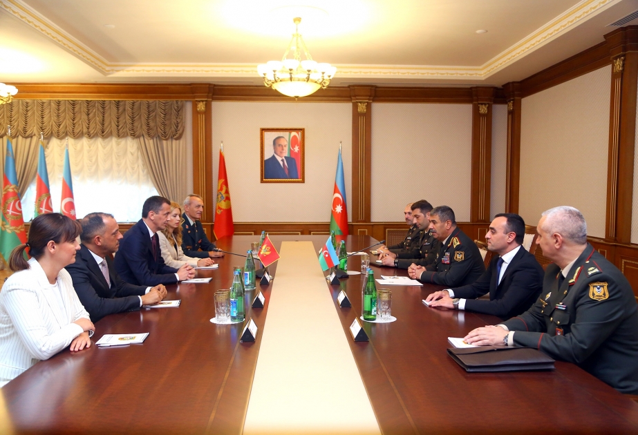 Azərbaycan ilə Monteneqro arasında hərbi əməkdaşlıq məsələləri müzakirə edilib