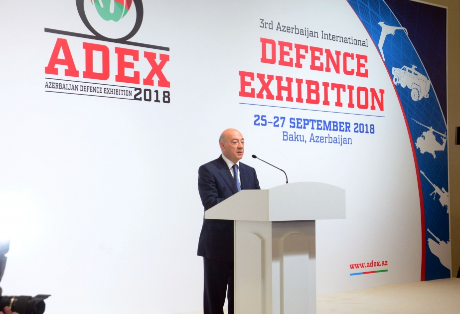 In Baku Aserbaidschanische Internationale Verteidigungsausstellung "ADEX 2018" eröffnet