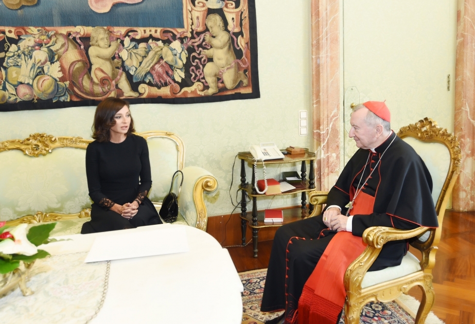 First Vice-President Mehriban Aliyeva met with Vatican Secretary of State Cardinal Pietro Parolin
