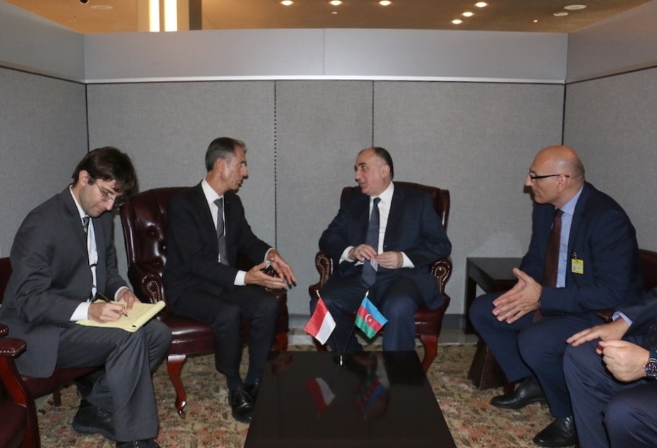 Le chef de la diplomatie azerbaïdjanaise rencontre son homologue monégasque à New York VIDEO