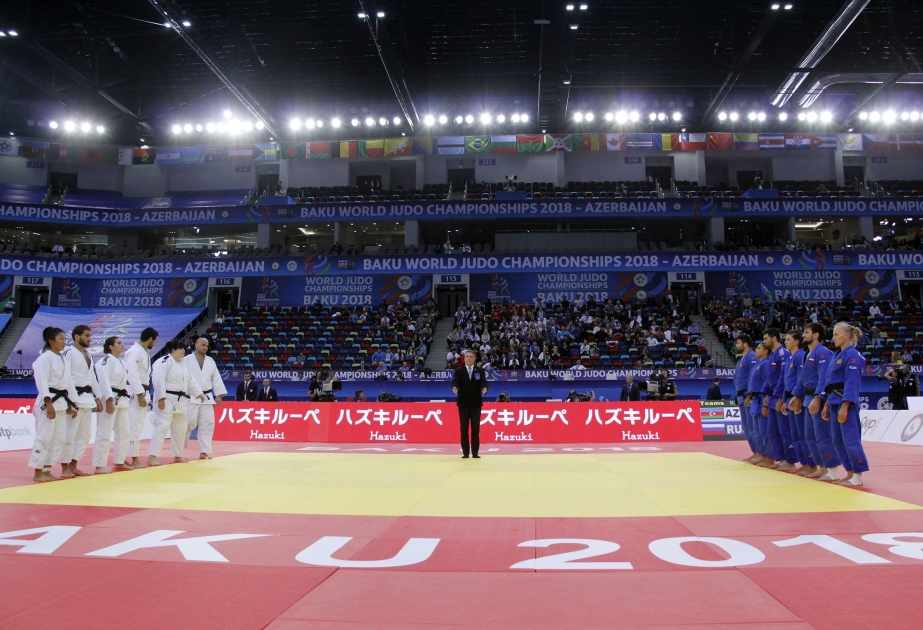 Judo-WM in Baku: Aserbaidschanische Nationalmannschaft belegen fünften Platz