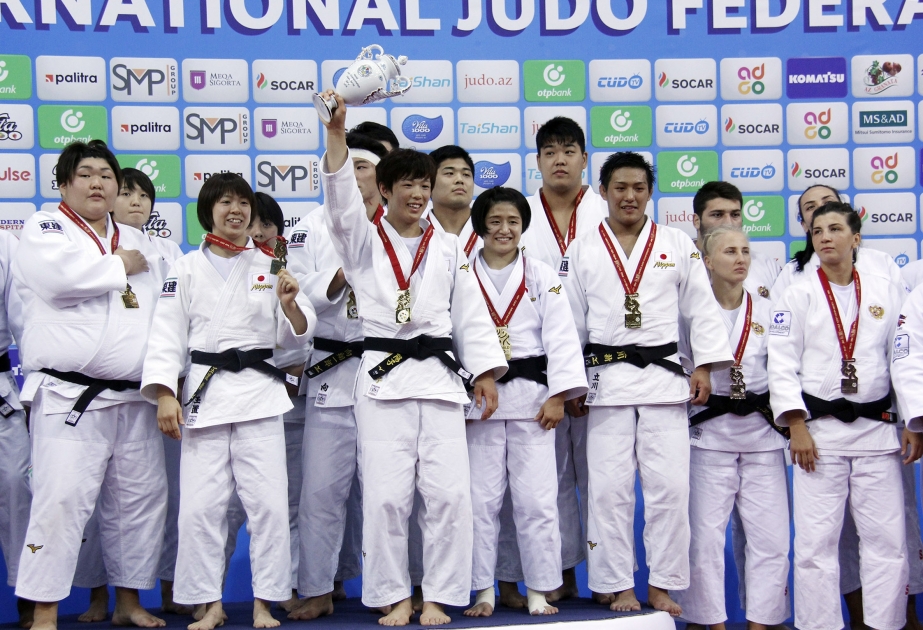 L’équipe du Japon de judo sacrée championne du monde par équipes