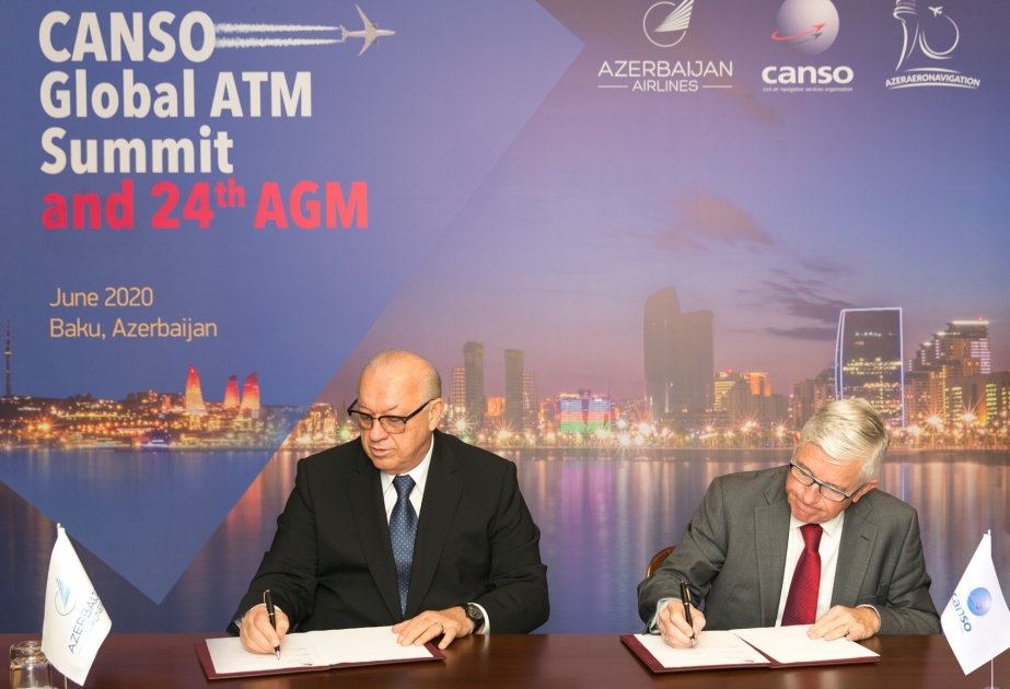 AZAL подписал соглашение на проведение в Баку Всемирного саммита CANSO-2020