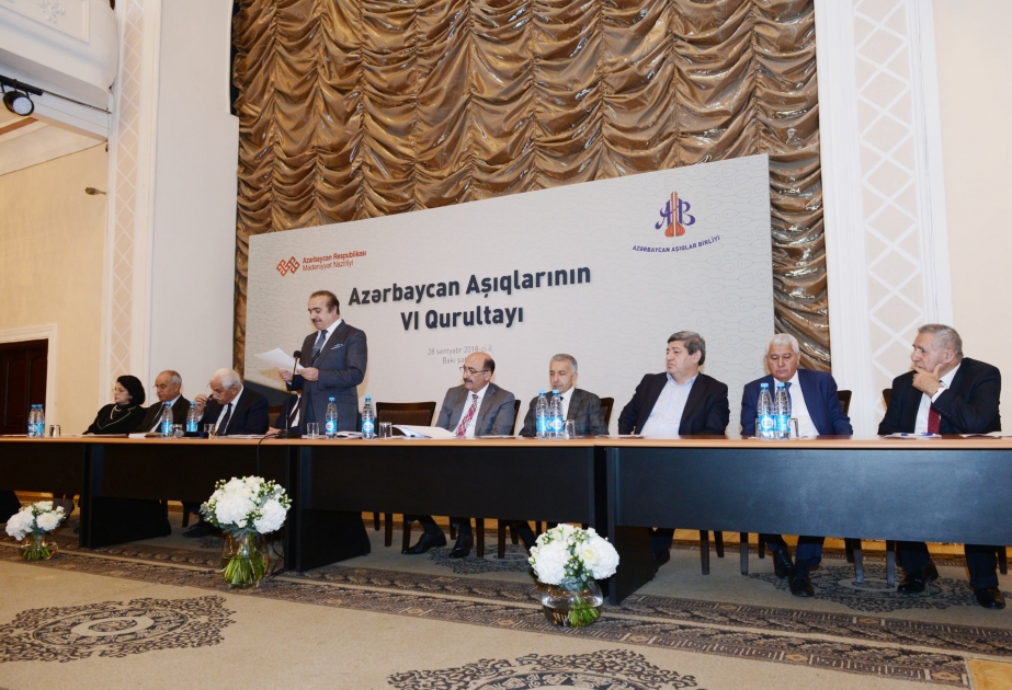 Azərbaycan Aşıqlar Birliyi VI Qurultayını keçirib