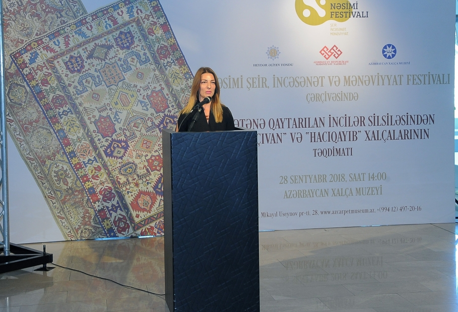 Azərbaycan Xalça Muzeyində vətənə qaytarılan qədim xalçalar təqdim olunub