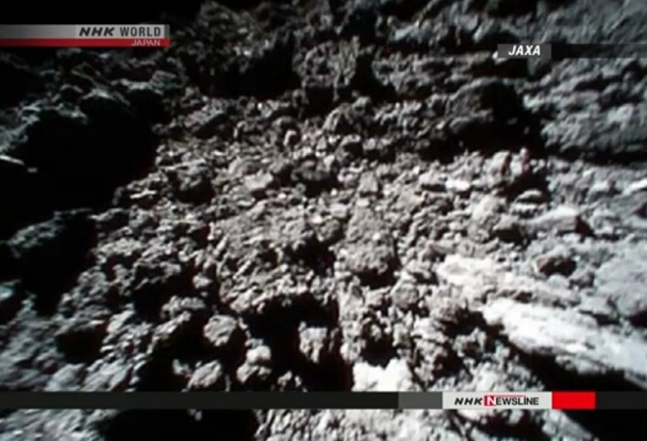 JAXA robotların Ryuqu asteroidində çəkdiyi fotoları dərc edib