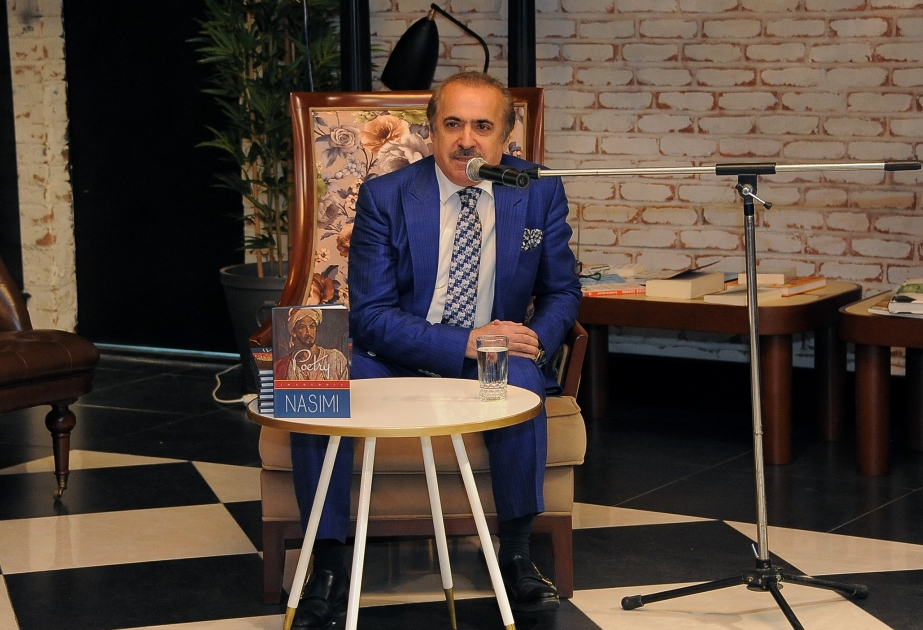 Akademik Rafael Hüseynov Nəsimi – şeir, incəsənət və mənəviyyat Festivalı çərçivəsində mühazirə oxuyub