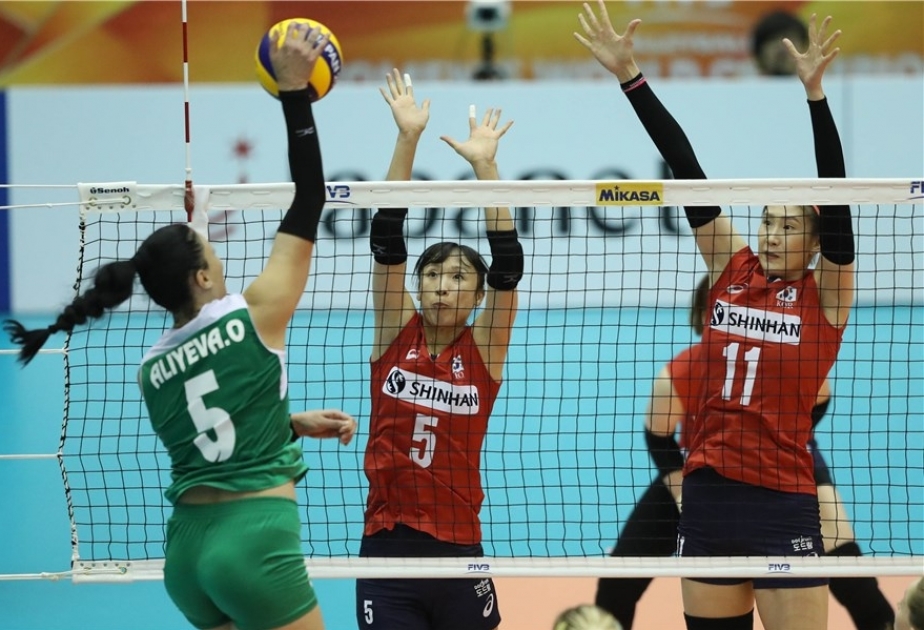Qadın voleybolçulardan ibarət Azərbaycan millisi Koreya Respublikasının yığmasını məğlub edib YENİLƏNİB