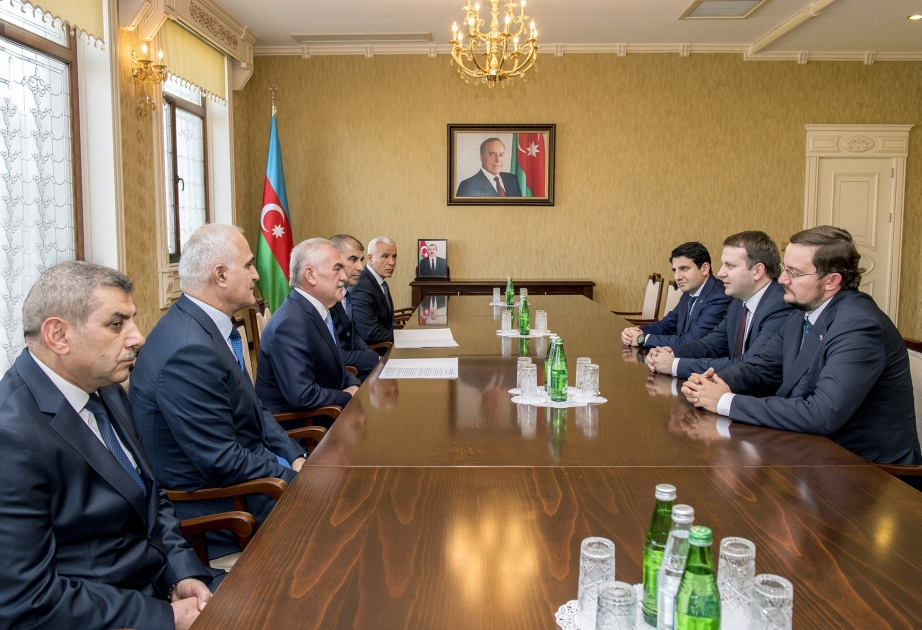 Chairman of Nakhchivan Supreme Assembly meets with Russian economic development minister