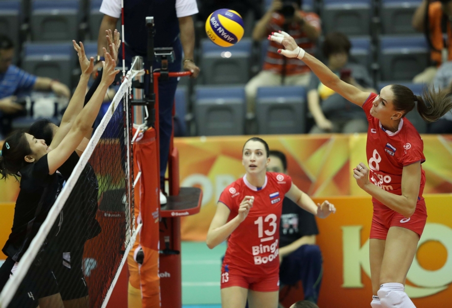 Rusiya voleybol yığması dünya çempionatında Tailand millisinə qalib gəlib