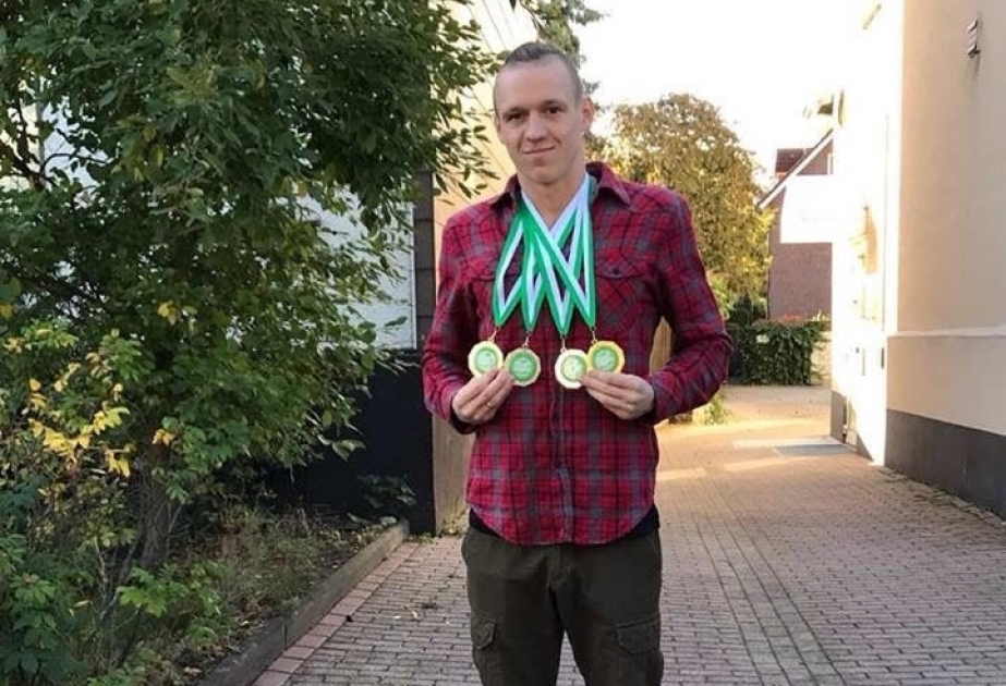Paralimpiyaçı üzgüçümüz Almaniyada 4 qızıl medal qazanıb