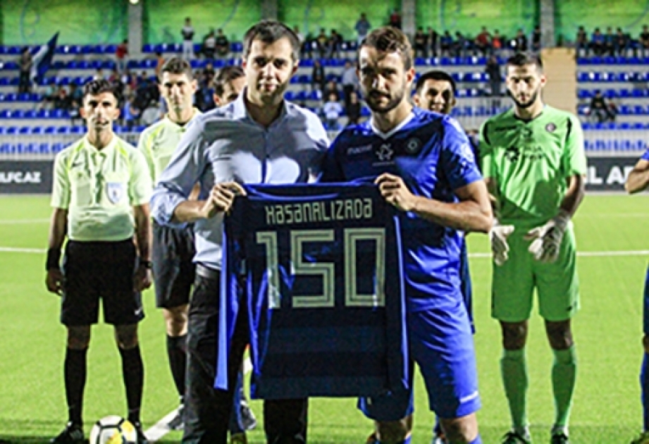 “Sumqayıt” futbol klubunun müdafiəçisi Premyer Liqada 150-ci oyununu keçirib
