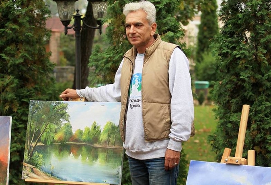 İrpendə Zərifə Əliyeva adına parkda beynəlxalq rəsm sərgisi keçirilib