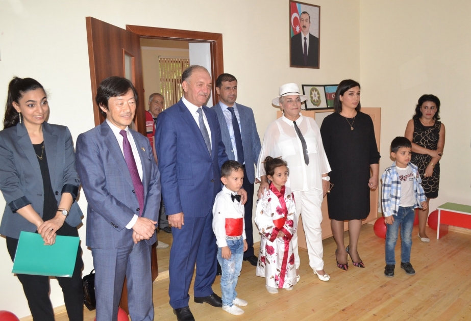 Yevlakh : une école maternelle rénovée avec le soutien du gouvernement japonais rouvre ses portes