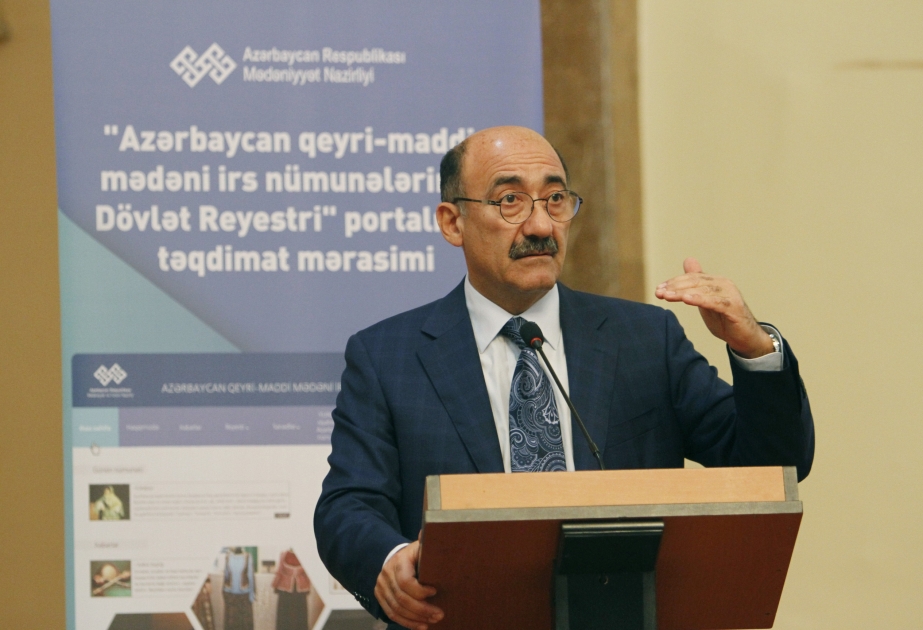 “Azərbaycan qeyri-maddi mədəni irs nümunələrinin Dövlət Reyestri” portalının təqdimatı olub