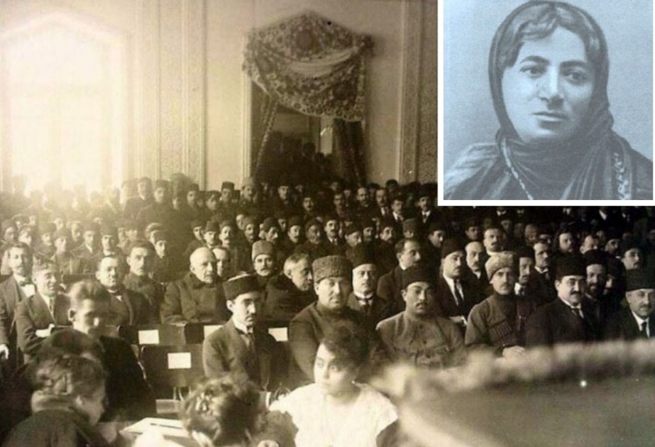 Azərbaycan Cümhuriyyəti Parlamentinin ilk qadın əməkdaşı