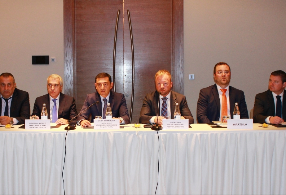 Energetika Nazirliyinin təşəbbüsü ilə Finlandiyanın “Vartsila” korporasiyası Bakıda seminar keçirib