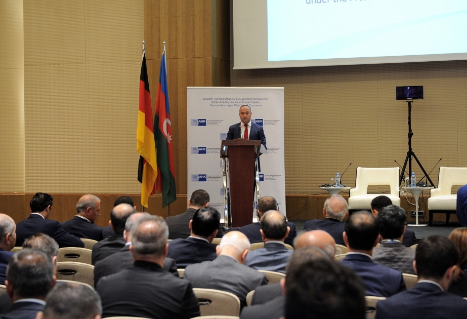Deutsch-aserbaidschanisches Wirtschaftsforum in Baku VIDEO