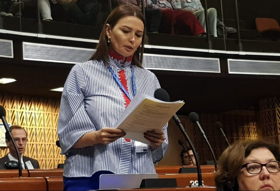 Azərbaycanlı deputat AŞPA-da Nazirlər Komitəsinin sədrinə mədəniyyətlərarası dialoqla bağlı sual ünvanlayıb VİDEO