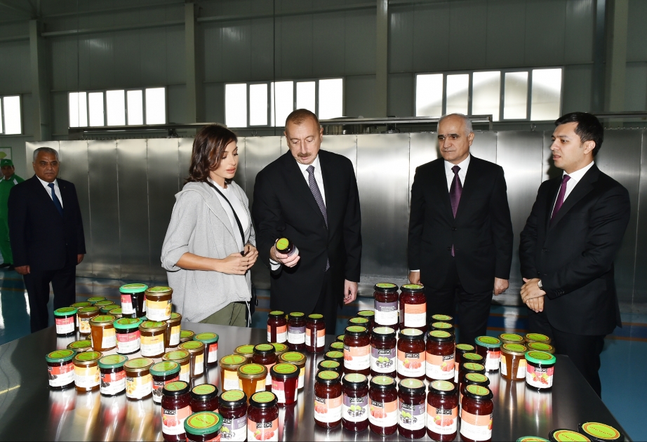President Ilham Aliyev attended inauguration of agricultural plant of Gubaekoagrar LLC VIDEO
