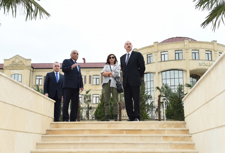 President Ilham Aliyev viewed conditions created at Youth Park in Guba VIDEO