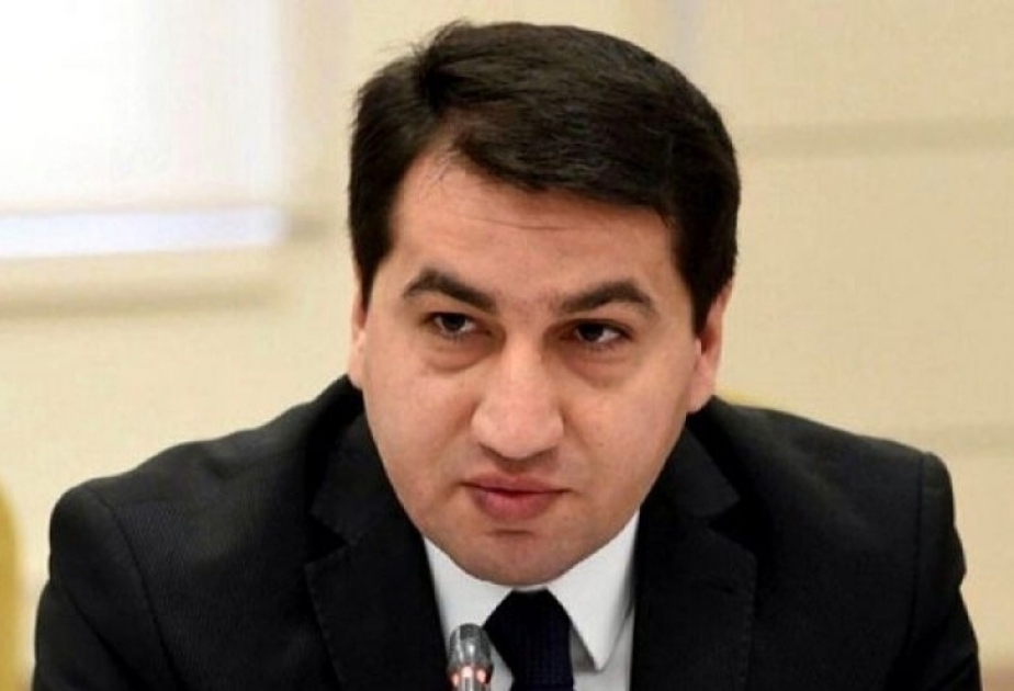 Hikmat Hajiyev: Versuche der armenischen Führung, den armenisch-aserbaidschanischen Berg-Karabach-Konflikt mit Menschenrechten zu verbinden, sind absurd