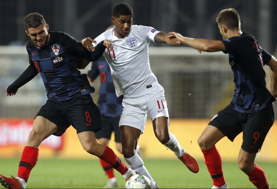 Сборные Хорватии и Англии по футболу сыграли вничью в матче Лиги наций