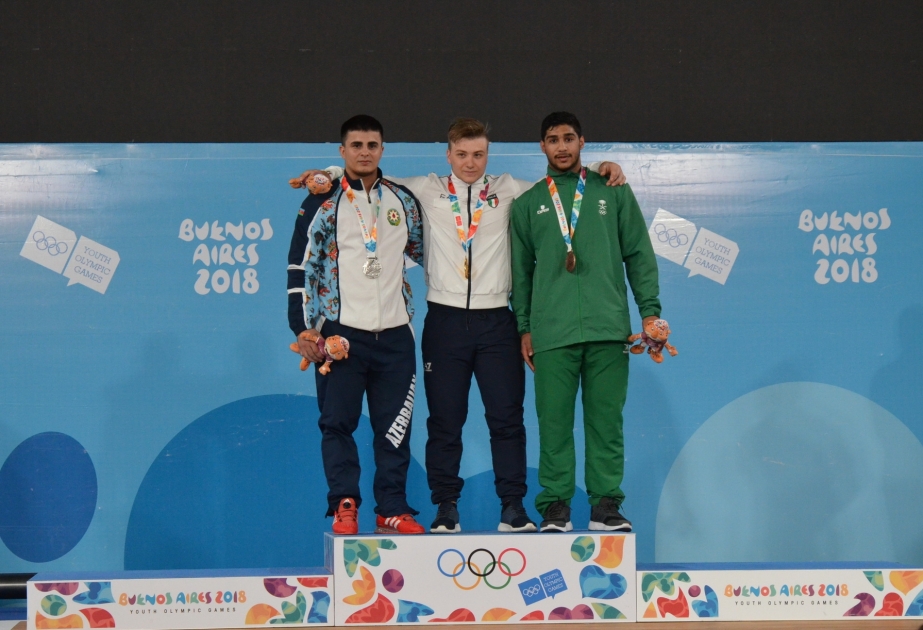 Azərbaycan idmançısı ağırlıqqaldırma üzrə Yeniyetmələrin III Yay Olimpiya Oyunlarının gümüş medalını qazanıb VİDEO