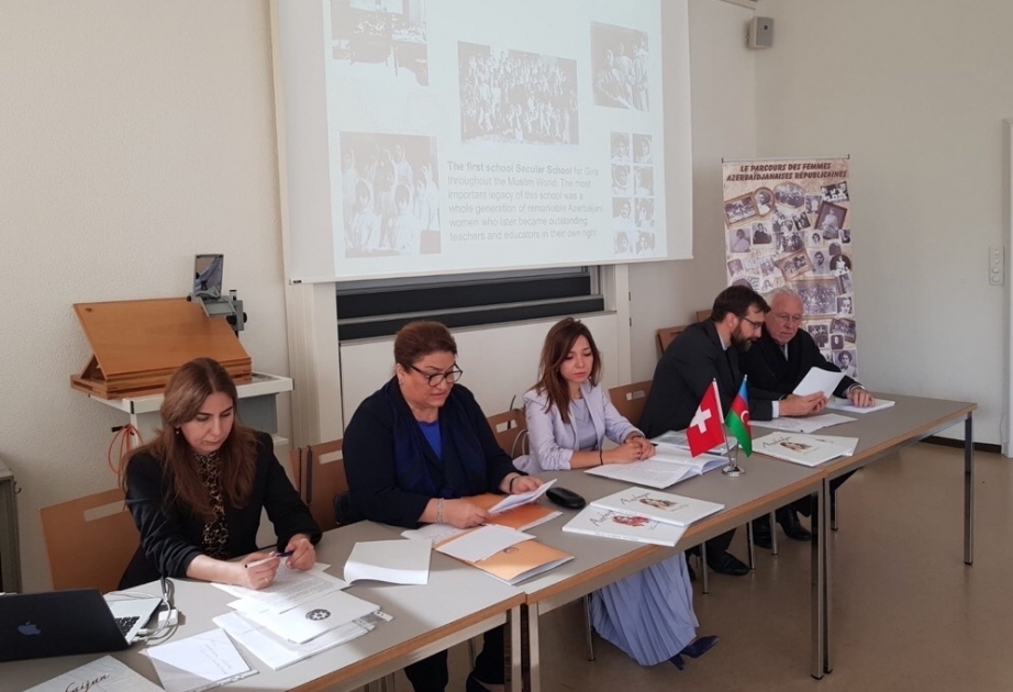 "Azerbaijani women" book presented at University of Fribourg in Switzerland