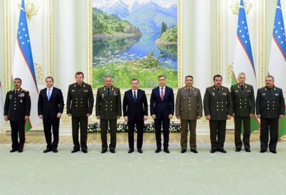 Uzbek President receives ministers of defense of CIS Member States