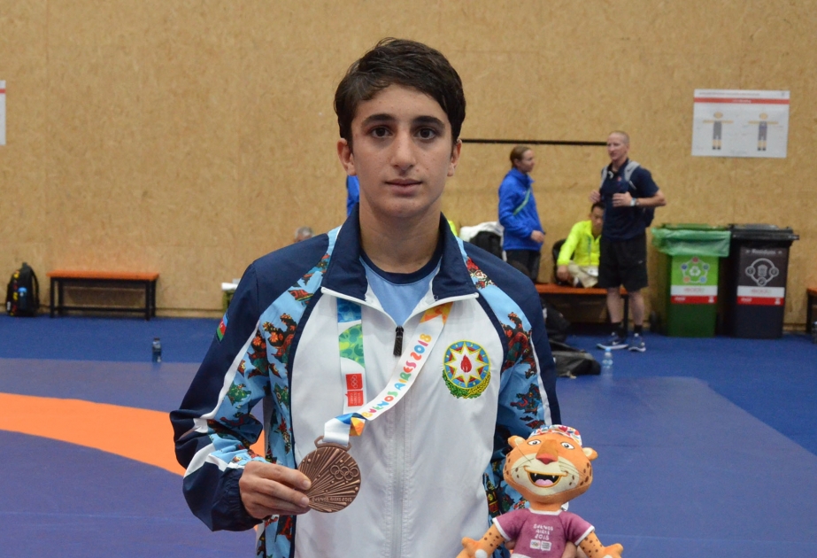 Azərbaycan güləşçisi Yeniyetmələrin III Yay Olimpiya Oyunlarının bürünc medalını qazanıb
