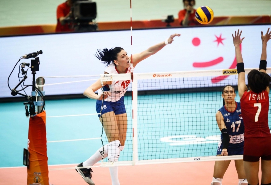 Qadınlar arasında voleybol üzrə dünya çempionatında pley-off mərhələsinin ilk oyunları keçirilib