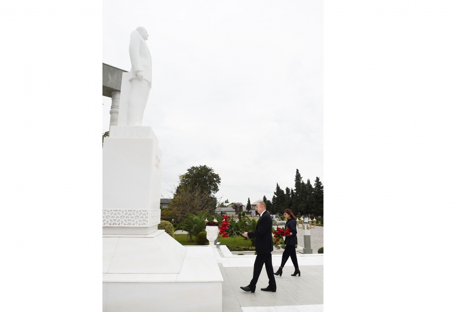 President Ilham Aliyev arrived in Lankaran district for visit VIDEO