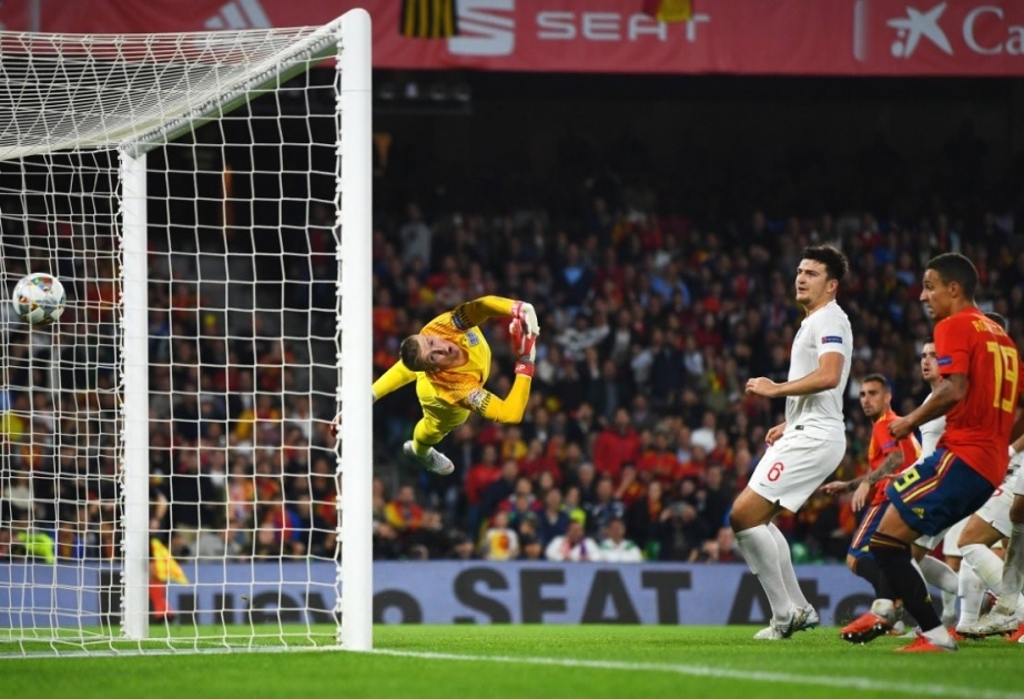 UEFA Millətlər Liqası: İngiltərə-İspaniya oyununda beş qol vurulub