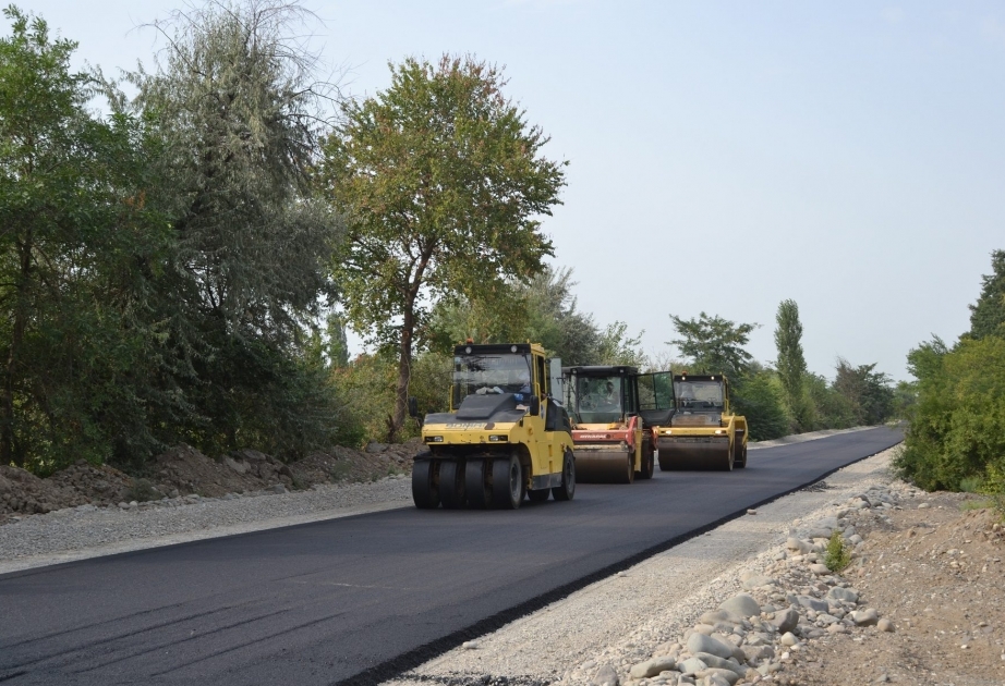 15,1 manats alloués à la construction de la route Gakh-Guyptchag-Aghyazy