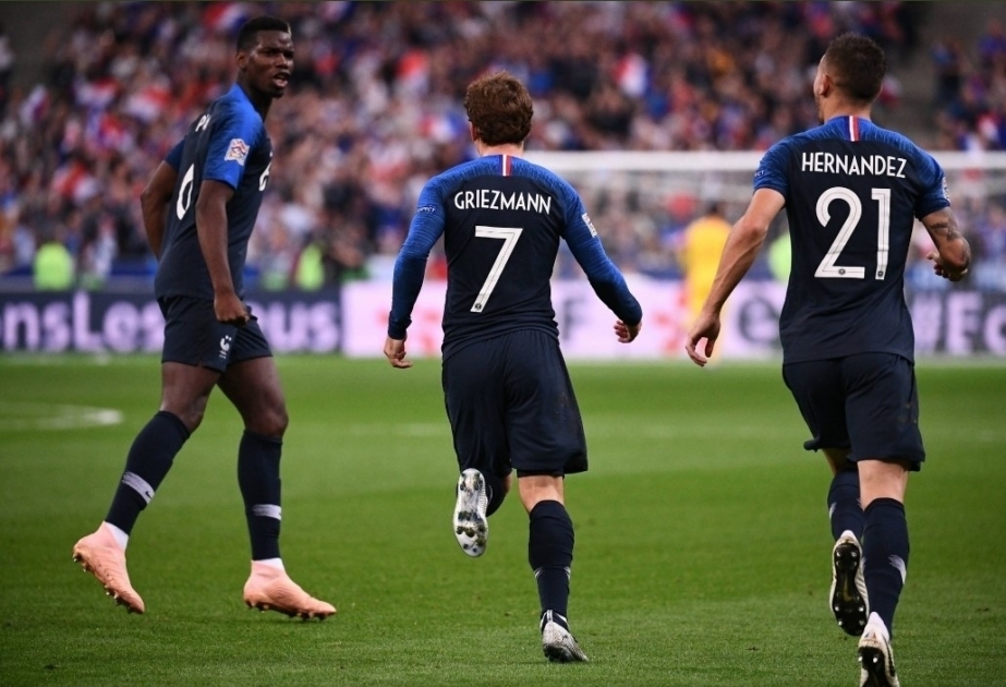 Футболисты сборной Франции обыграли команду Германии в матче Лиги наций